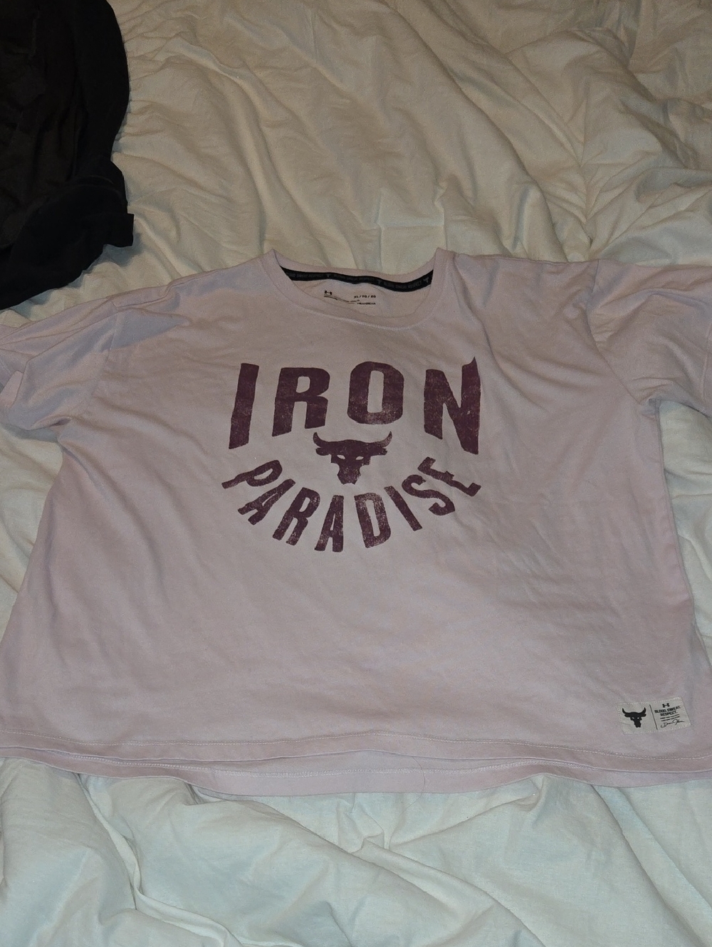 Under Armour Light Pink 'Iron Paradise' Graphic Tee